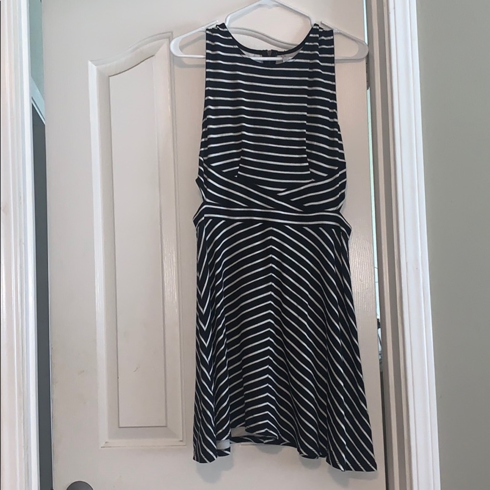 Xhilaration Black and White Dress